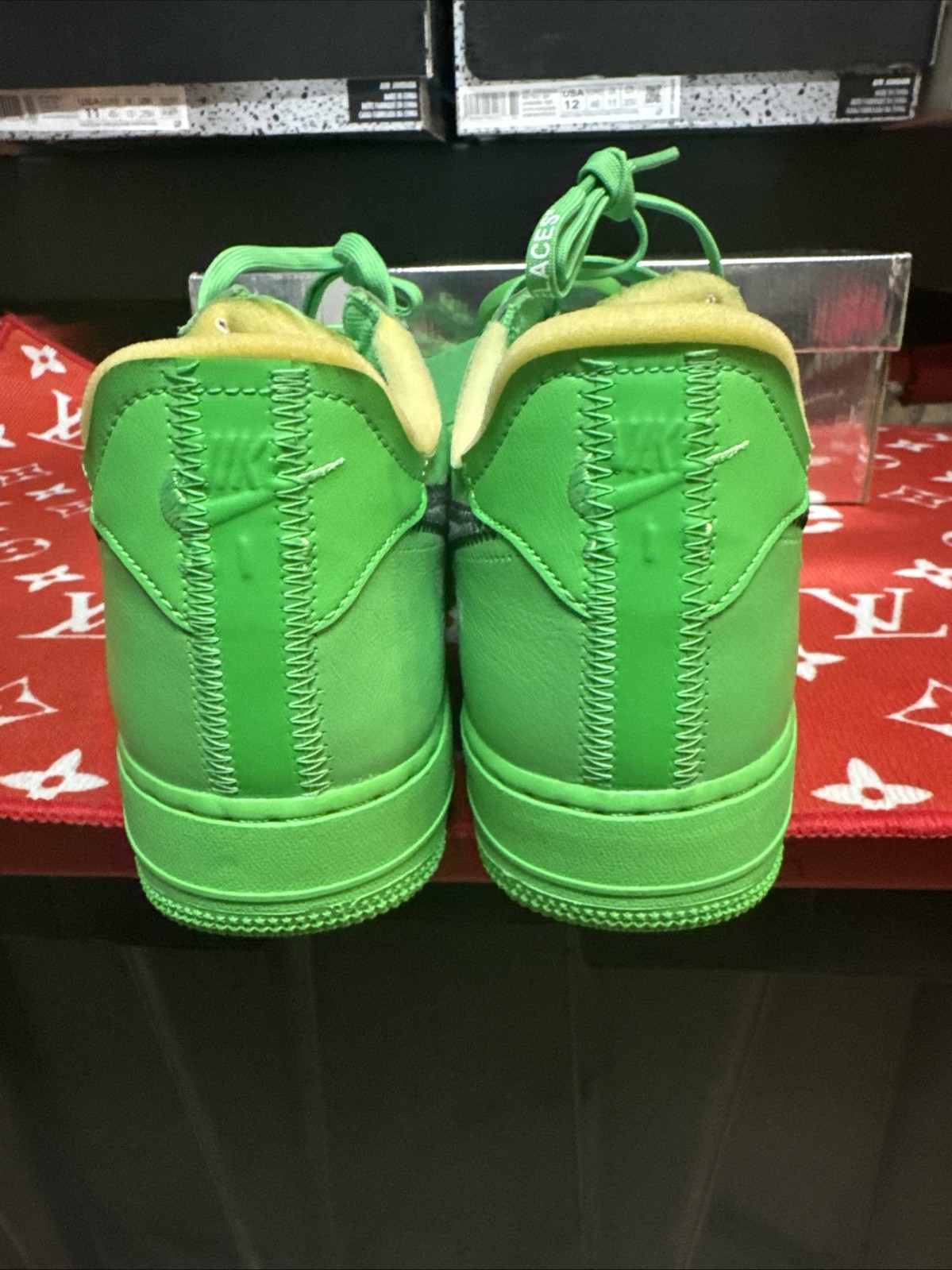 SAOLA Nike Air Force 1 Low Off White Brooklyn taglia 10 5