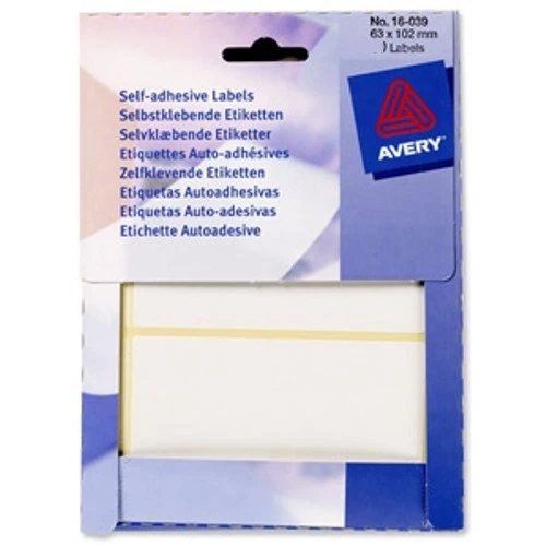Avery 400x Klebe-Etiketten 63x102mm Blanc Étiquette Ménage Laboratoire Bureau