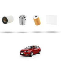 Hoffcar Wartungskit - 4 Filter FüR Seat Ibiza Iv 1.6 Tdi 55KW Ab 2010