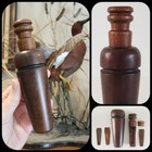 RARE! VTG 70s Cecil Wellborn Colusa CA Reelfoot Style Wood Duck Call Metal Reeds — photo 1