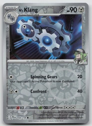N's Klang 104/159 Journey Together Reverse Holo