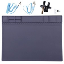 Anti-Static Mat ESD Safe for Electronic Includes ESD Wristband and Grounding ...