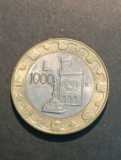 1000 LIRE 1997 SAN MARINO