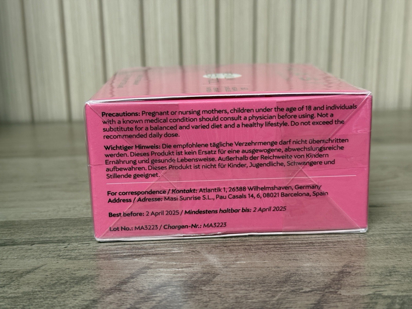 MASI Anti-aging Science Premium Resveratrol 60 Vegan Capsules Best Before 04/25