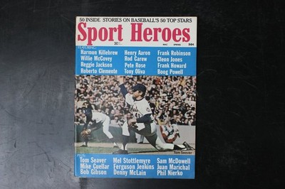 Sport Heroes Magazine Spring 1970 Baseball Stars Killebrew Aaron Clemente MAC