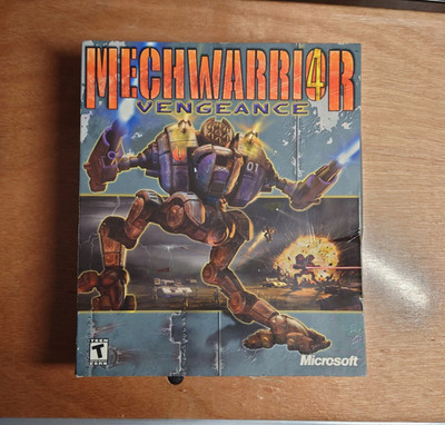 MechWarrior 4: Vengeance - Big Box (PC) Rare, vintage, FREE SHIPPING