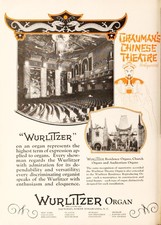 GRAUMAN'S Chinese Theatre 1928 Auditorium View Ad - 5 x 7 in Photo Print