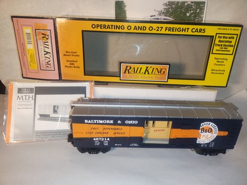 Vagón de caja Rail King 30-79056 Baltimore y Ohio Operating Signalman calibre O O O27 | Zustand: New