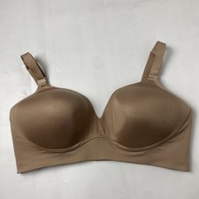 Warner's Beige Simply Perfect Allover Smoothing T-Shirt Bra Wireless Size 40D