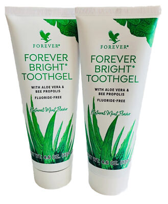 FOREVER gel mask 2本、BRIGHT TOOTHGEL×2 2 PACK Forever Bright TOOTHGEL Aloe Vera / Bee Propolis