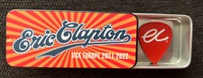 ERIC CLAPTON GUITAR PICK & CASE 2021-2022 TOUR USA EUROPE EC RED