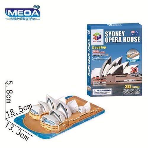 New 3D Puzzle DIY World Famous Architecture Building Puzzles Toys Gift Model - Picture 27 of 58