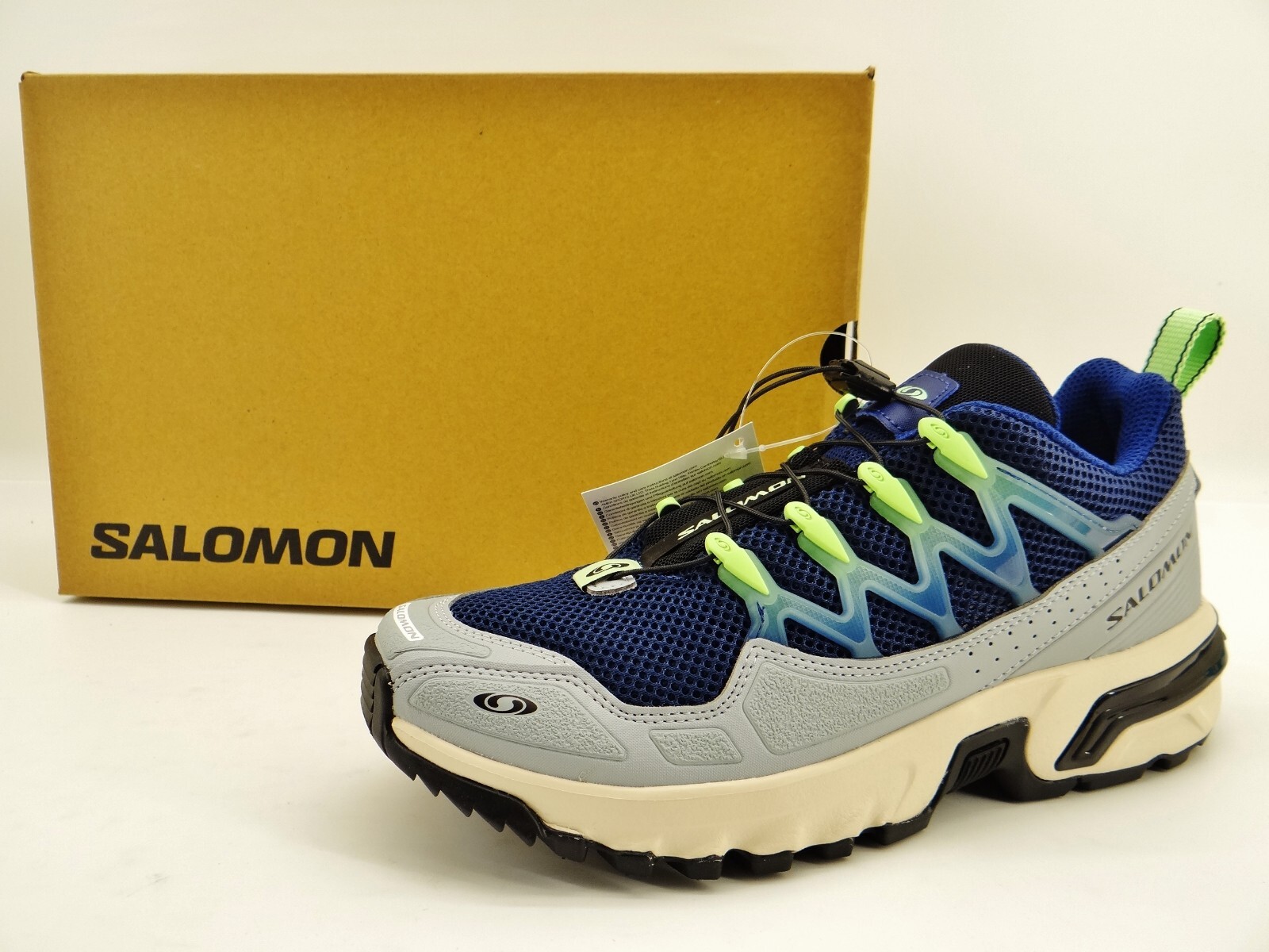 Salomon ACS + OG sneaker unisex scarpe da corsa scarpe outdoor Quarry blu verde taglia 42