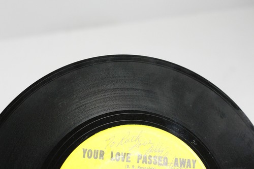 Stop Records ST-1565 Bobby Easterday Your Love Passed Away 45RPM Record - Signed - Picture 4 of 4