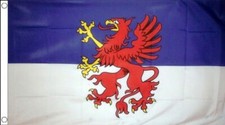 POMMERN FLAG 5' x 3' Pomerania German Germany State Poland Polish