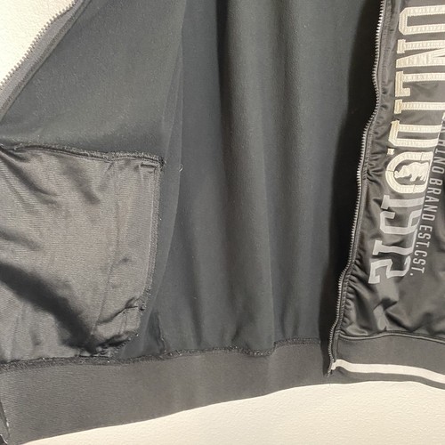 Chaqueta de Pista Ecko Unltd De Colección Para Hombre Grande Negra Cremallera Completa Y2K Hip Hop Ropa de Calle - Imagen 5 de 10