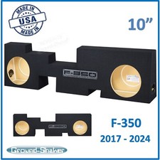 2017 - 2024 Ford F-350 Super Duty Crew-Cab 10" Dual Sub Box Sub Enclosure