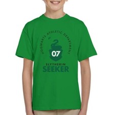 Harry Potter Quidditch Athletic Dept Slytherin Seeker Kid's T-Shirt