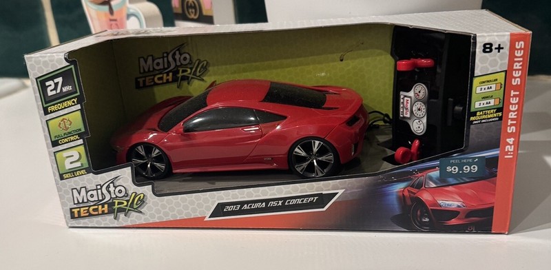 27 MHZ 2013 ACURA NSX CONCEPT * MAISTO RADIO CONTROL CAR 1:24 Street Series MIB