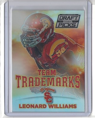 LEONARD WILLIAMS 2015 Prizm Draft Team Trademarks Ref RC Rookie #30 USC JETS