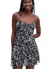 Diane von Furstenberg XL Strappy Mesh Sea Spots Mini Dress DVF/Target NWOT