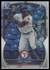 2023 Bowman Chrome #BCP-221 Yosy Galan Chrome Prospects Mojo Refractor