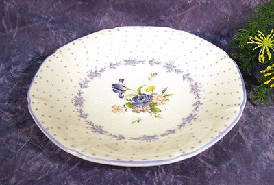 NIKKO - Vanessa - 1 flaches Tellerchen   15 cm  Brotteller  Blue Peony