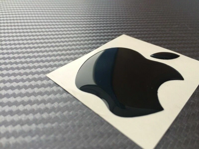 Apple Logo Vinyl Decal Sticker - Apple 3D gewölbter Aufkleber, für Apple-Fans - Bild 2 von 4