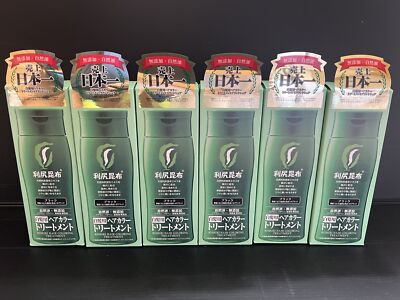 Set of 6 Rishiri Konbu Hair Color Treatment White Hair Dye Black Hair Care 200g