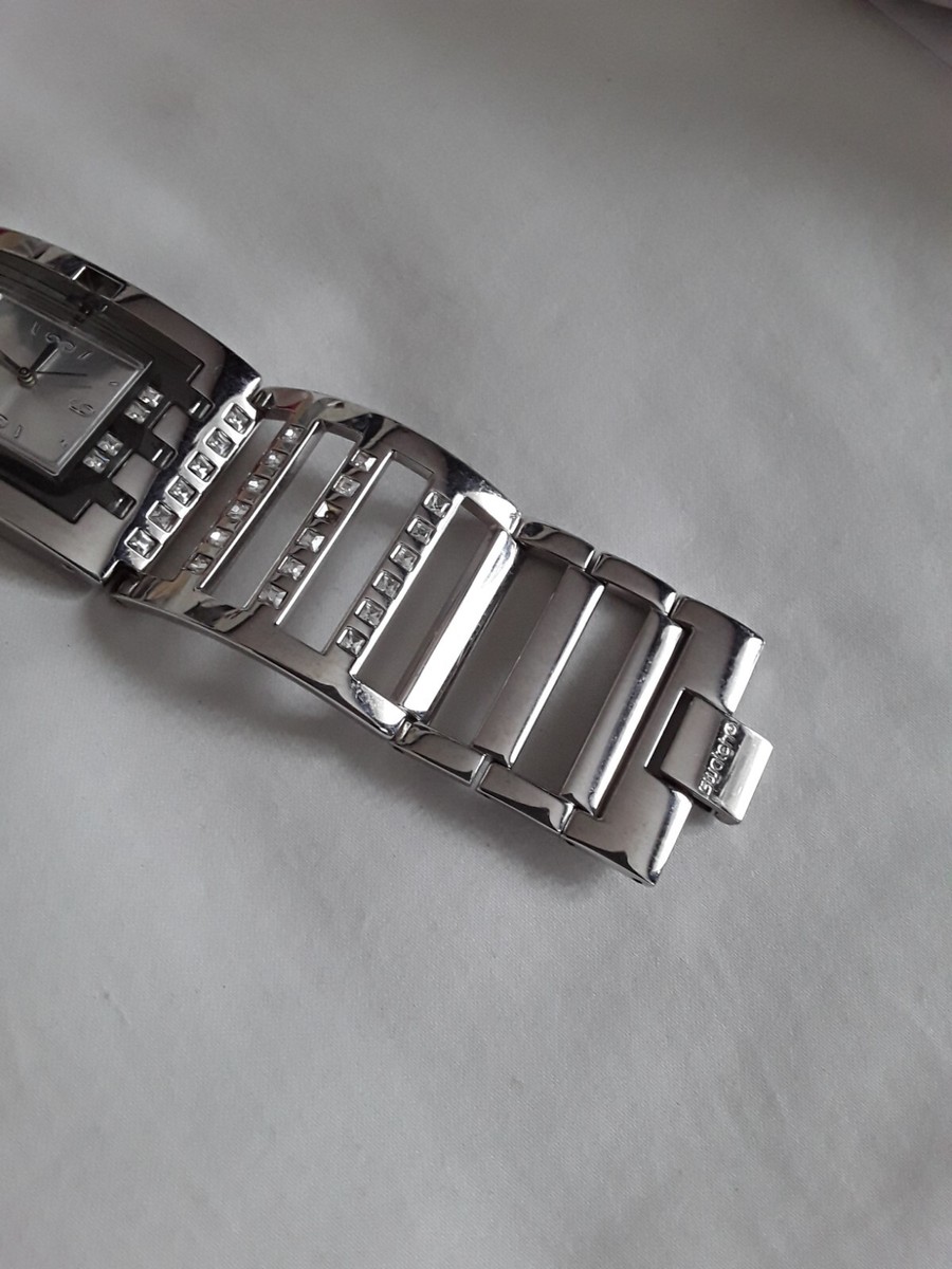 Swatch Originals Vintage Square 'Be Found' Watch - SUBM102G