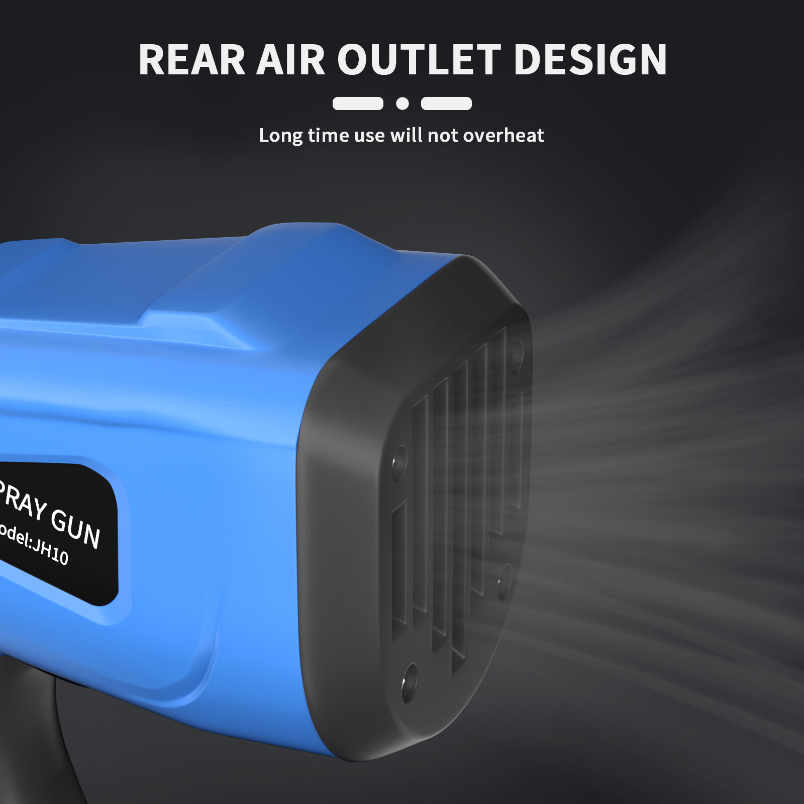 Cordless Paint Sprayer Electric Spray Gun Fence Wall Airless paint