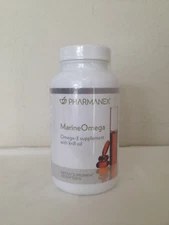 Nu Skin Pharmanex Marine Omega MarineOmega, 120 Softgels, New, Exp 11/2025