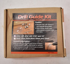 TayTools Drill Guide Dowel Kit Jig w 6 Bushings Assorted Sizes Inch 465135