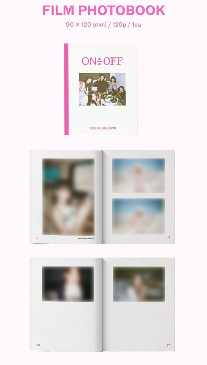 LE SSERAFIM - 'ON-OFF' 22-23 FILM PHOTOBOOK Photo Card K-Pop