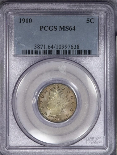 Photo of a 1910-P Liberty Nickel from an eBay listing that sold on Jul 22, 2026