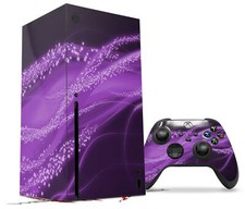 Skin Set for XBOX Series X Mystic Vortex Purple