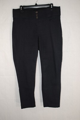 One 5 One Sz 1X Womans Navy Miracle Ab Shaper Stretch Pants Pull-on