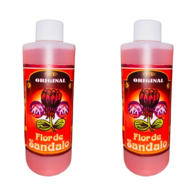 2PACK- FLOR DE SANDALO AGUA ESPIRITUAL - SANDALWOOD SPIRITUAL WATER LIMPIA 8 OZ