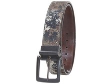 True Timber Men's Belt Reversible Western Canvas Strata/Brown