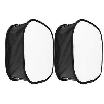 2x faltbarer Softbox Diffusor für YN900/600 LED Videolichtpanel