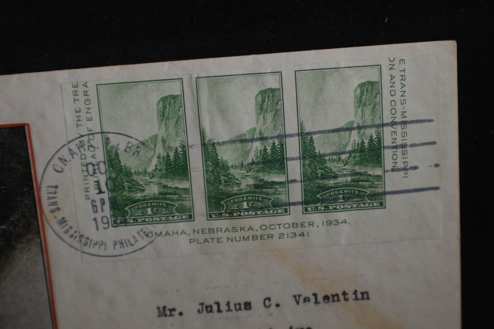 #751 One Cent Yosemite Half Sheet FDC