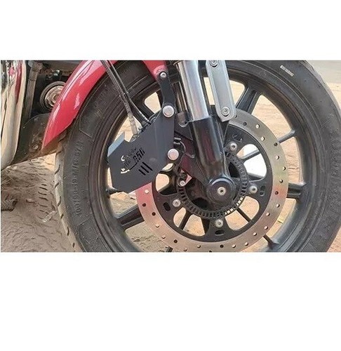 Fits For Royal Enfield Front Disc Brake Caliper Guard Cover For Super Meteor 650 - Picture 2 of 6