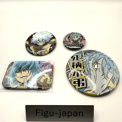 Tomura Shigaraki Pinback Button Anstecker Set 4 My Hero Academia MHA Villains...