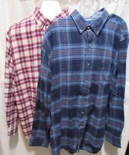 IZOD Varied Colors, Plaid, Long Sleeve Men's Flannel, Shirt M, L, XL