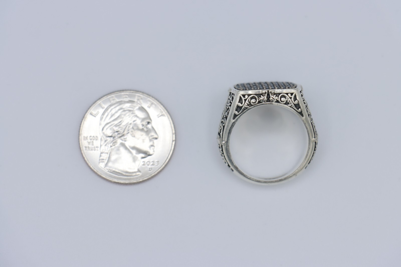 Sterling Silver Handcrafted CLOCKS COLOURS VICTORY Ri… Gem