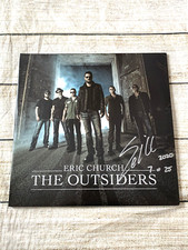 ERIC CHURCH Signed Autograph BECKETT Authenticated BAS The Outsiders 2LP Vinyl
