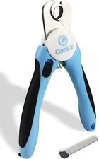 Pet Nail Clipper and Trimmer with Safety Guard Prevents Overcutting Nail Filer