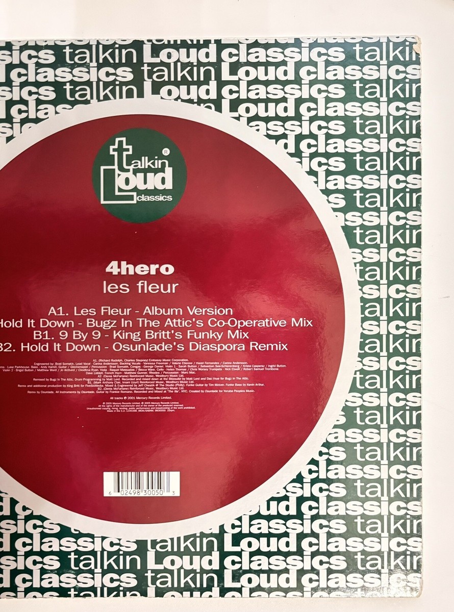 4Hero - Les Fleur | 12” Vinyl | Broken Beat / NuJazz | Talkin Loud