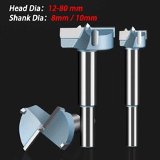 12-80mm Forstner Hole Saw Drill Bit Wood Boring Woodworking Cutter Carbide Tool