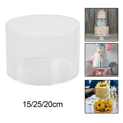 Cylinder Display Riser Round Tabletop Stand Riser Cake Display for ...